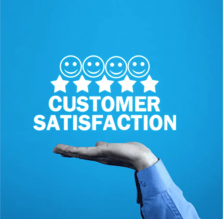Customer satisfaction rating